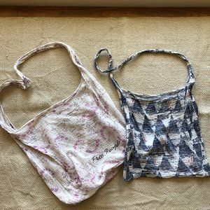 2 Free People Sheer Tote / Shopping bags